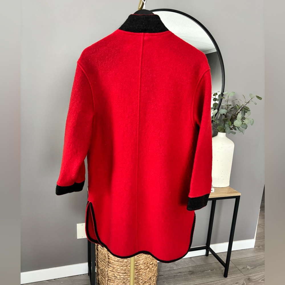 Geiger Military Style Wool Coat - Picture 5 of 10